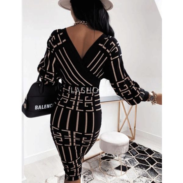 v neck bodycon dress women fall winter long lantern sleeve knitted dress elegant ladies evening party dresses club wear d25, Black;gray
v neck bodycon dress women fall winter long lantern sleeve knitted dress elegant ladies evening party dresses club wear d25, Black;gray