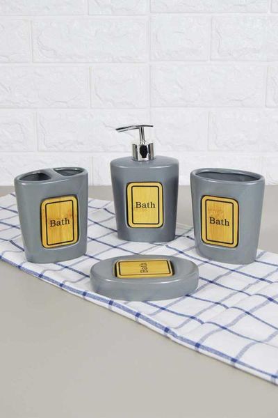 bath accessory set of 4 2bathrooms | porcelain soap dish liquid dispenser toothbrush holder tooth paste: made in turkey
bath accessory set of 4 2bathrooms | porcelain soap dish liquid dispenser toothbrush holder tooth paste: made in turkey