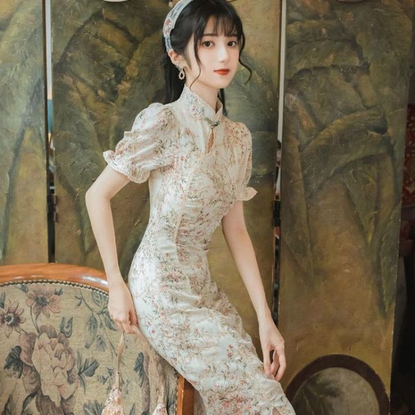 ethnic clothing 2021 summer style fresh temperament age-reducing ladies korean cheongsam, Red
ethnic clothing 2021 summer style fresh temperament age-reducing ladies korean cheongsam, Red