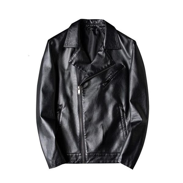 men's fur & faux ewq / wear 2021 autumn lapel slim-fit zipper pu leather jacket moto biker style black cool coat 9y3651 
men's fur & faux ewq / wear 2021 autumn lapel slim-fit zipper pu leather jacket moto biker style black cool coat 9y3651