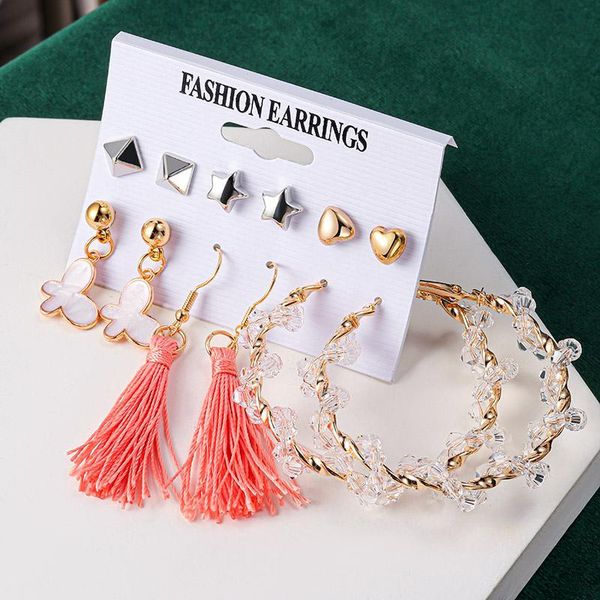 women's earrings set tassel pearl acrylic for women bohemian fashion jewelry 2021 geometric kolczyki hoop earings dangle & chandelier, Silver
women's earrings set tassel pearl acrylic for women bohemian fashion jewelry 2021 geometric kolczyki hoop earings dangle & chandelier, Silver