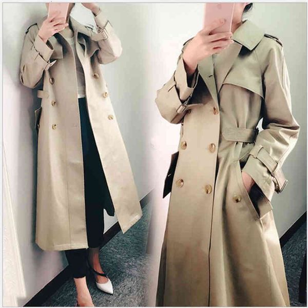 spring coat women trench coat fashion double breasted fashion long coats casual autumn windbreaker outerwear coats, Tan;black
spring coat women trench coat fashion double breasted fashion long coats casual autumn windbreaker outerwear coats, Tan;black