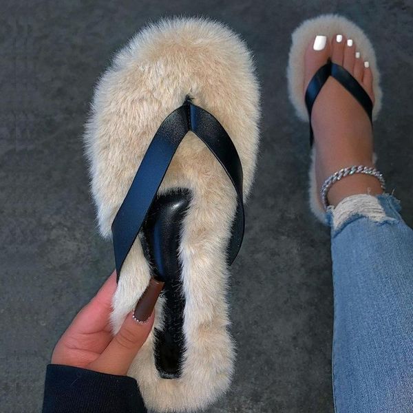 autumn women's sandals flat slippers open toe solid color plush outdoor shoes plus size 42, Black
autumn women's sandals flat slippers open toe solid color plush outdoor shoes plus size 42, Black