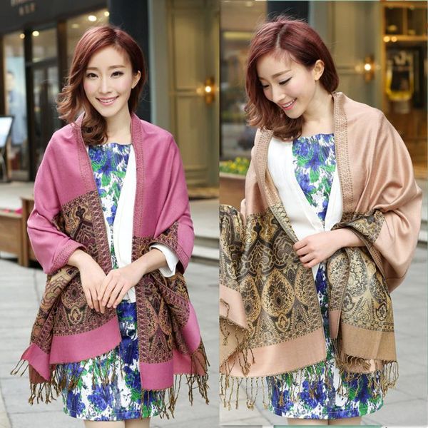 scarves women print tassels scarf oversized warm ladies thick all-match ethnic style female shawl bufanda mujer, Blue;gray
scarves women print tassels scarf oversized warm ladies thick all-match ethnic style female shawl bufanda mujer, Blue;gray