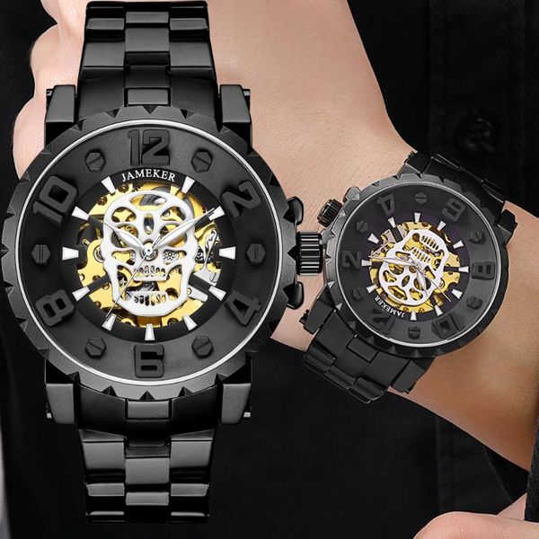 wristwatches brand 2021 jameker watch mens watches skeleton steampunk automatic wrist mechanical luxury gift for men, Slivery;brown
wristwatches brand 2021 jameker watch mens watches skeleton steampunk automatic wrist mechanical luxury gift for men, Slivery;brown