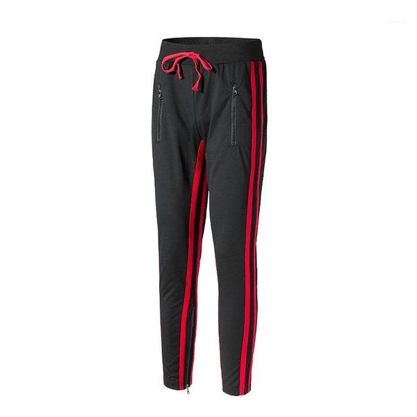 men's pants 2021 spring and autumn leisure men side vertical stripe splicing sports pants, trousers, Black
men's pants 2021 spring and autumn leisure men side vertical stripe splicing sports pants, trousers, Black