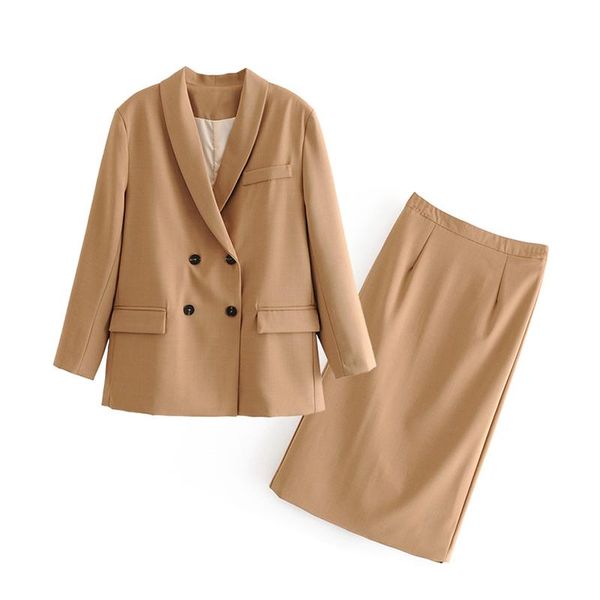 two piece dress solid elegant 2 set women shawl collar double breasted casual blazer high waist side split midi skirt mujer faldas, White
two piece dress solid elegant 2 set women shawl collar double breasted casual blazer high waist side split midi skirt mujer faldas, White