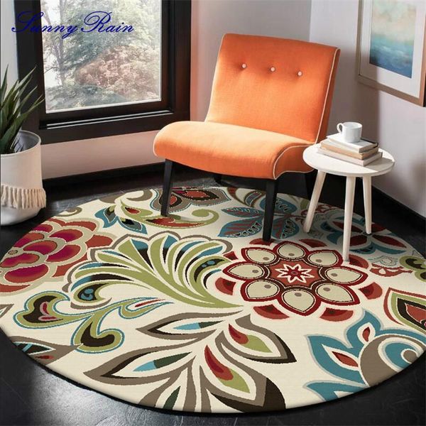 sunnyrain 1-piece fleece printed round rug living room area rugs and carpet for bedroom 100cm carpets
sunnyrain 1-piece fleece printed round rug living room area rugs and carpet for bedroom 100cm carpets