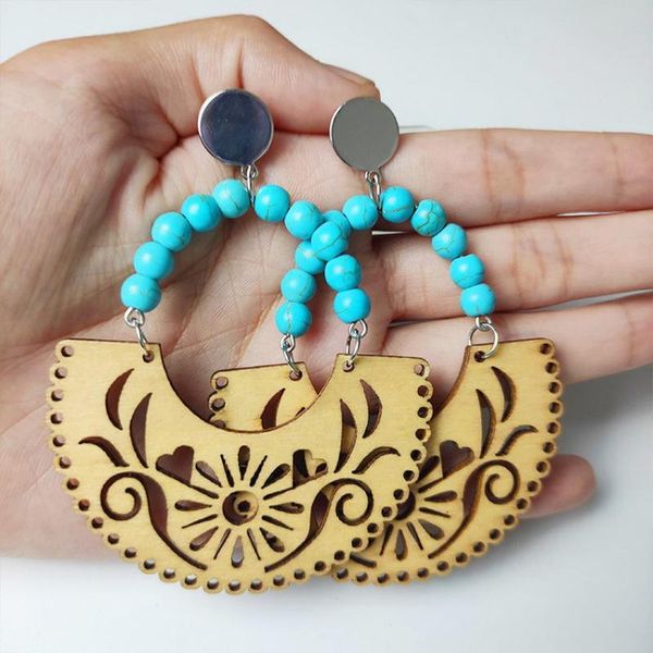dangle & chandelier curved natural stone beaded line cutout wood flower arabesque earrings for women 2021 boho ethnical arabic jewelry whole, Silver
dangle & chandelier curved natural stone beaded line cutout wood flower arabesque earrings for women 2021 boho ethnical arabic jewelry whole, Silver