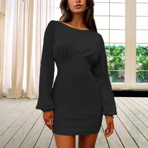casual dresses women solid long sleeve dress fall fashion ruched stylish stretchy bodycon party clothes, Black;gray
casual dresses women solid long sleeve dress fall fashion ruched stylish stretchy bodycon party clothes, Black;gray