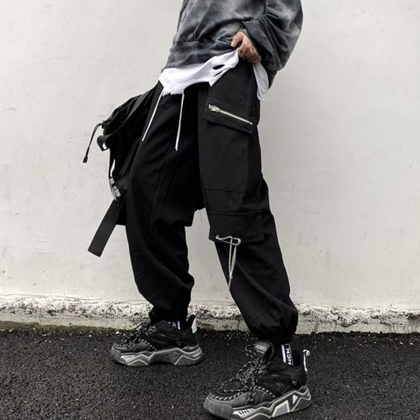 japanese ins fashion high street dark niche design hip-hop pocket tooling small trousers casual pants trend autumn women's & capris, Black;white
japanese ins fashion high street dark niche design hip-hop pocket tooling small trousers casual pants trend autumn women's & capris, Black;white