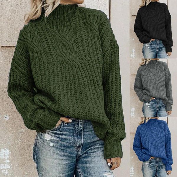 autumn winter pullover loose languid lazy celebrity sweater turtleneck sweet vintage long sleeve twist knit jumpers women's sweaters, White;black
autumn winter pullover loose languid lazy celebrity sweater turtleneck sweet vintage long sleeve twist knit jumpers women's sweaters, White;black