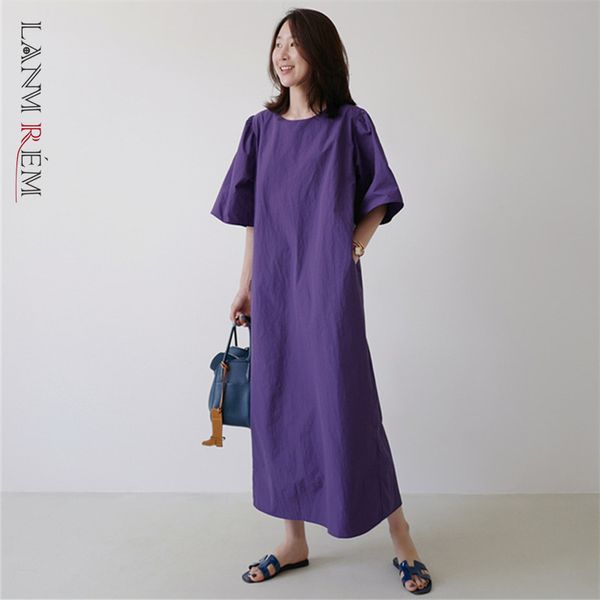 loose large size purple color dress round neck split side lotus leaf trumpet sleeve casual dresses for women 2d1707 210507, Black;gray
loose large size purple color dress round neck split side lotus leaf trumpet sleeve casual dresses for women 2d1707 210507, Black;gray