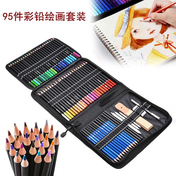color oil pencil set sketch painting drawing art tools, Black;red
color oil pencil set sketch painting drawing art tools, Black;red