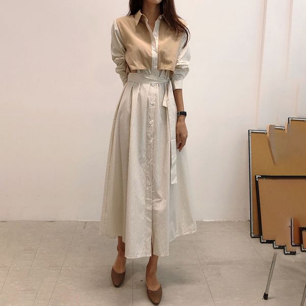 summer robe lapel loose single breasted lace up waist maxi dresses stripe fake two piece shirt dress women 5c242 210510, Black;gray
summer robe lapel loose single breasted lace up waist maxi dresses stripe fake two piece shirt dress women 5c242 210510, Black;gray