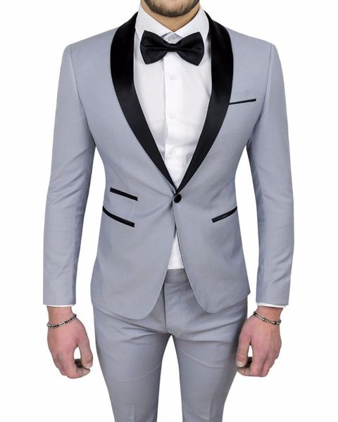 men's suits & blazers gray light man suit custom made one button groomsman wedding for men groom tuxedos prom jacket+pants+tie, White;black
men's suits & blazers gray light man suit custom made one button groomsman wedding for men groom tuxedos prom jacket+pants+tie, White;black