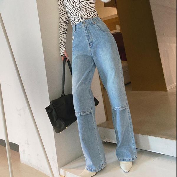 patchwork jeans women plus size vintage high waist boyfriend loose straight wide leg mom denim 2021 women's, Blue
patchwork jeans women plus size vintage high waist boyfriend loose straight wide leg mom denim 2021 women's, Blue
