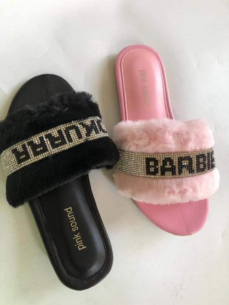 slippers women fur furry slides fashion color flip flops fluffy plush house shoes cute female winter warm muter, Black
slippers women fur furry slides fashion color flip flops fluffy plush house shoes cute female winter warm muter, Black