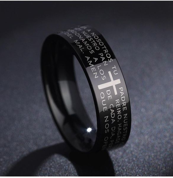 wedding rings 6mm 316l stainless steel black bible titanium for women and men, Slivery;golden
wedding rings 6mm 316l stainless steel black bible titanium for women and men, Slivery;golden