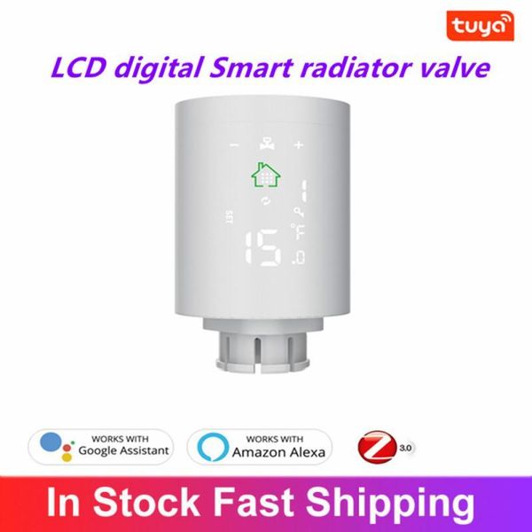 smart home control tuya zigbee3.0 radiator valve diy programmable thermostat lcd digital heater temperature controller app remote adjustment
smart home control tuya zigbee3.0 radiator valve diy programmable thermostat lcd digital heater temperature controller app remote adjustment