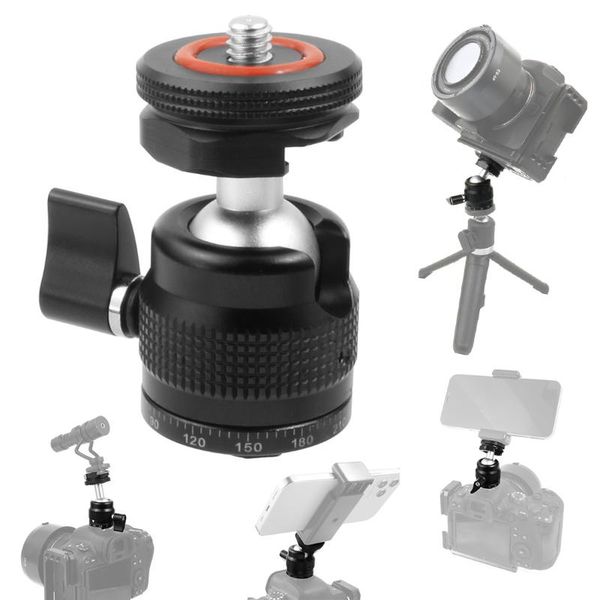 tripod heads mini ball head camera gimbal 1/4'' cold shoe mount adapter monitor holder light flash bracket slr pography accessory
tripod heads mini ball head camera gimbal 1/4'' cold shoe mount adapter monitor holder light flash bracket slr pography accessory