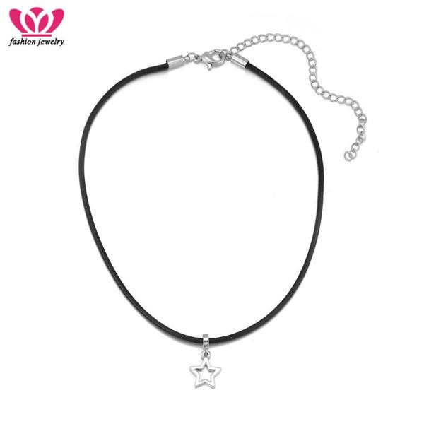 pendant necklaces silver plated star leather rope chains choker statement style jewelry for women gifts 2021
pendant necklaces silver plated star leather rope chains choker statement style jewelry for women gifts 2021