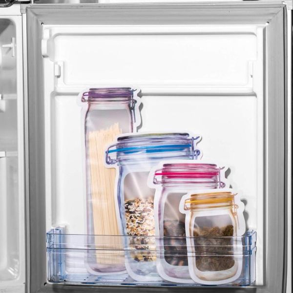 storage bags reusable mason jar bottles nuts candy cookies seal fresh food zipper sealed kitchen organizer
storage bags reusable mason jar bottles nuts candy cookies seal fresh food zipper sealed kitchen organizer