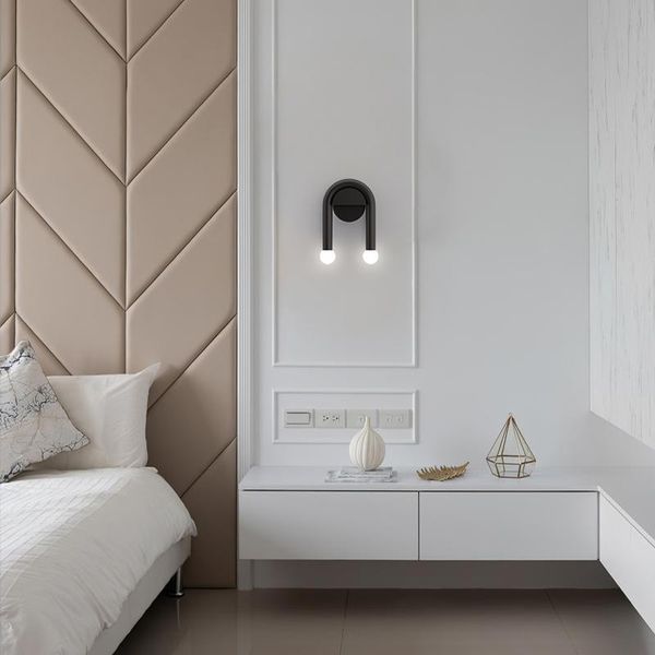 wall lamp double head reading sconces corridor nordic style light black with warm for bedside stair
wall lamp double head reading sconces corridor nordic style light black with warm for bedside stair