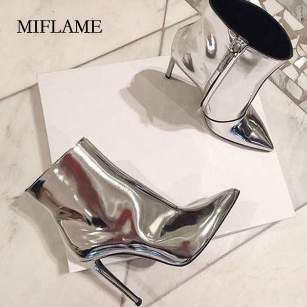 boots 2021 cool sliver gold women ankle pointed toe thin high heel mirror metallic pumps female stiletto, Black
boots 2021 cool sliver gold women ankle pointed toe thin high heel mirror metallic pumps female stiletto, Black