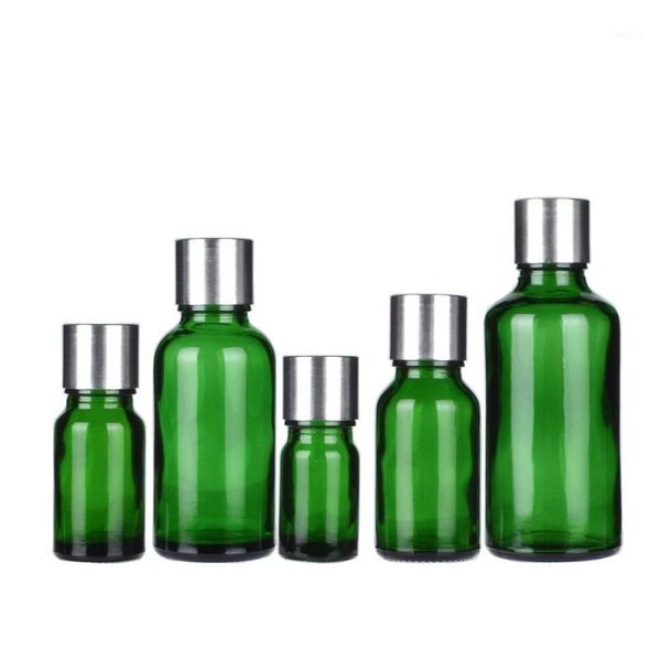 storage bottles & jars portable essential oil toner inner plug bottle shiny silver screw lid empty green glass cosmetic packaging 5ml -100ml
storage bottles & jars portable essential oil toner inner plug bottle shiny silver screw lid empty green glass cosmetic packaging 5ml -100ml