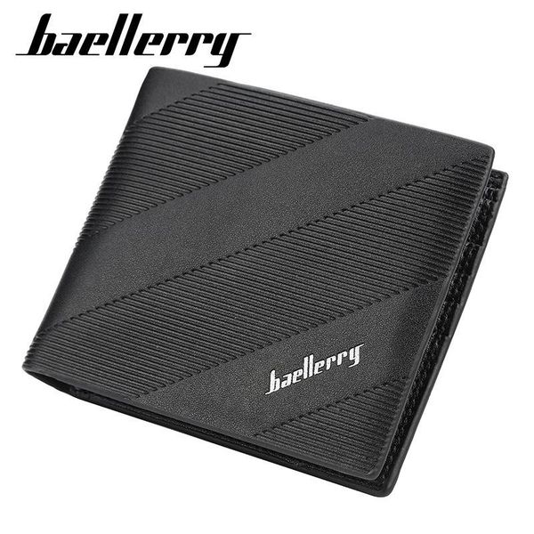 baellerry men's short korean multi card three fold wallet youth horizontal stripe personalized wallets, Red;black
baellerry men's short korean multi card three fold wallet youth horizontal stripe personalized wallets, Red;black