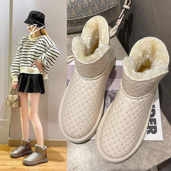 boots snow women 2021 plus velvet thick warm cotton shoes waterproof non-slip outer wear short, Black
boots snow women 2021 plus velvet thick warm cotton shoes waterproof non-slip outer wear short, Black