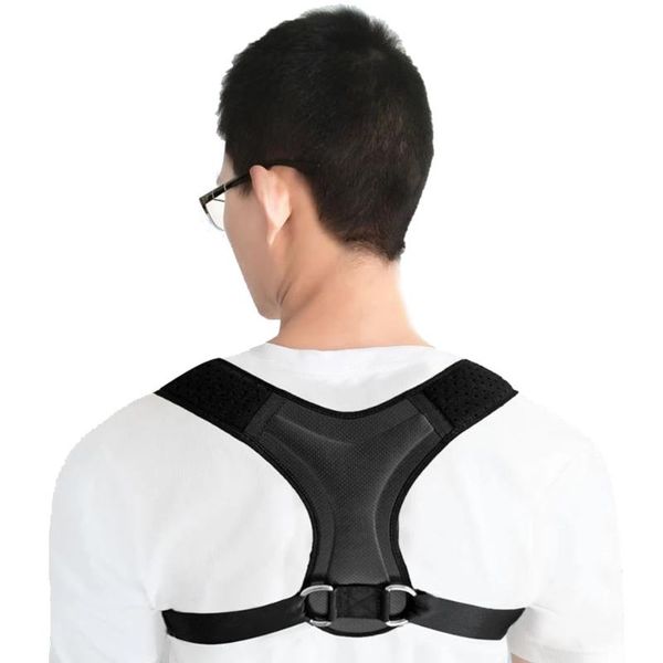 back support adjustable posture corrector corset waist belt straight for men and women s-xl, Black;blue
back support adjustable posture corrector corset waist belt straight for men and women s-xl, Black;blue