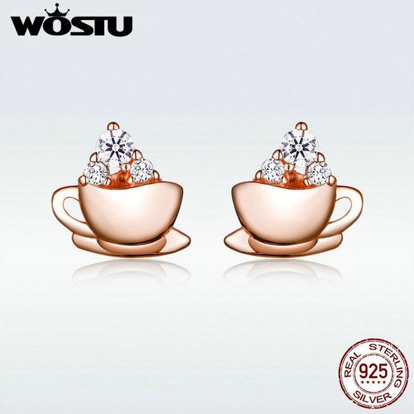 stud wostu 925 sterling silver earring jewelry fashion original rose golden coffee fit charm women gift dxe592, Golden;silver
stud wostu 925 sterling silver earring jewelry fashion original rose golden coffee fit charm women gift dxe592, Golden;silver