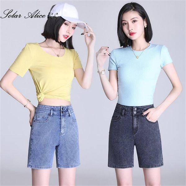 women's summer casual straight denim shorts high-waisted loose large size thin five-point jeans, Blue
women's summer casual straight denim shorts high-waisted loose large size thin five-point jeans, Blue