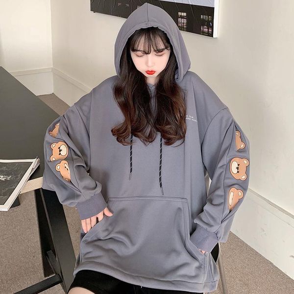 women's hoodies & sweatshirts casual harajuku kawaii bear hoodie women streetwear fashion korean style hip hop cute cartoon print sweat, Black
women's hoodies & sweatshirts casual harajuku kawaii bear hoodie women streetwear fashion korean style hip hop cute cartoon print sweat, Black