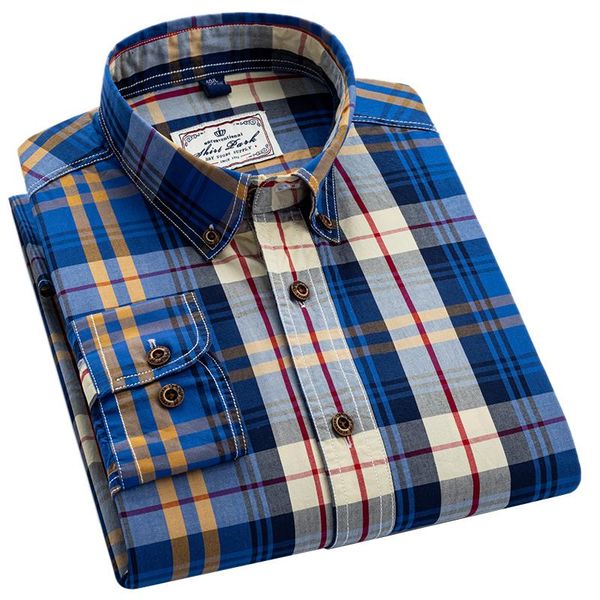men's casual shirts aoliwen 2021 100% cotton plaid for men autumn checkered slim long sleeve camisas para hombre, White;black
men's casual shirts aoliwen 2021 100% cotton plaid for men autumn checkered slim long sleeve camisas para hombre, White;black