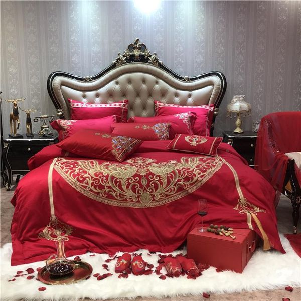 bedding sets 2021 cotton luxury embroidery red wedding chinese set duvet cover bed sheets,silky ultra soft king size 4/6/9
bedding sets 2021 cotton luxury embroidery red wedding chinese set duvet cover bed sheets,silky ultra soft king size 4/6/9
