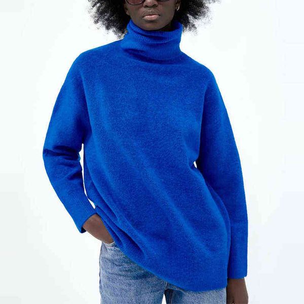 wxwt za women autumn winter turtleneck loose knitted pullover long sleeve female solid jumper sweaters casual bb4053 y1110, White;black
wxwt za women autumn winter turtleneck loose knitted pullover long sleeve female solid jumper sweaters casual bb4053 y1110, White;black