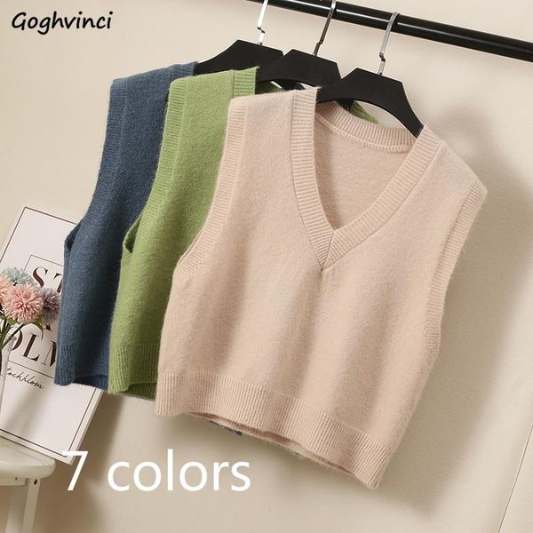 women's vests women sweater vest solid knitted casual simple sleeveless autumn winter female elegant v-neck korean style ulzzang, Black;white
women's vests women sweater vest solid knitted casual simple sleeveless autumn winter female elegant v-neck korean style ulzzang, Black;white