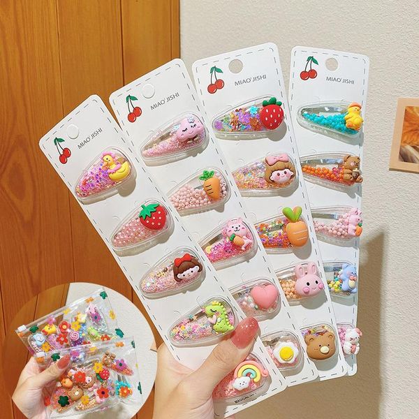 hair accessories 2/5/10 pcs/set children cute quicksand cartoon flower ornament clips baby girls water drople hairpins kids accessoires, Slivery;white
hair accessories 2/5/10 pcs/set children cute quicksand cartoon flower ornament clips baby girls water drople hairpins kids accessoires, Slivery;white