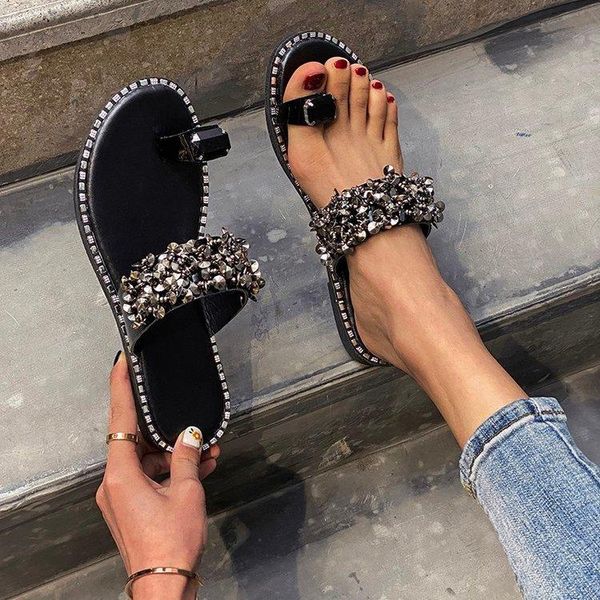 women gold flat bling flip flops casual fashion beach shoes woman slippers lady slides footwear plus size, Black
women gold flat bling flip flops casual fashion beach shoes woman slippers lady slides footwear plus size, Black