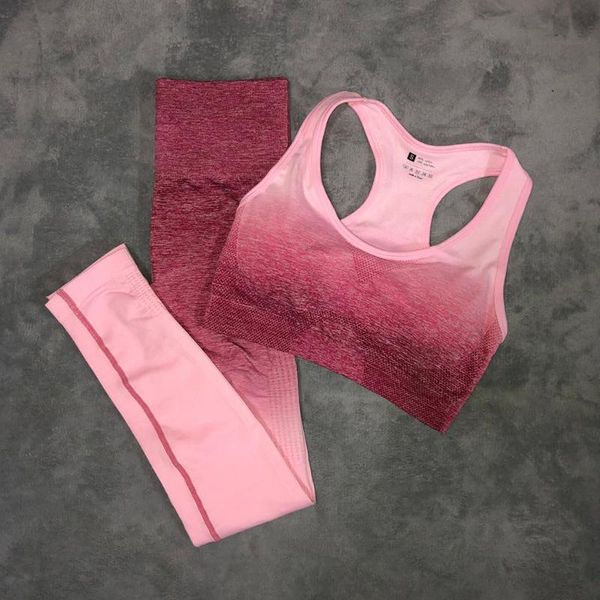 yoga outfit sport for women gym set fitness clothing ombre seamless leggings+sports bra 2 piece running wear
yoga outfit sport for women gym set fitness clothing ombre seamless leggings+sports bra 2 piece running wear