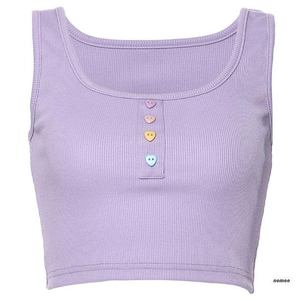 women's tanks & camis women u-neck crop candy color heart buttons ribbed knit slim vest shirt, White
women's tanks & camis women u-neck crop candy color heart buttons ribbed knit slim vest shirt, White