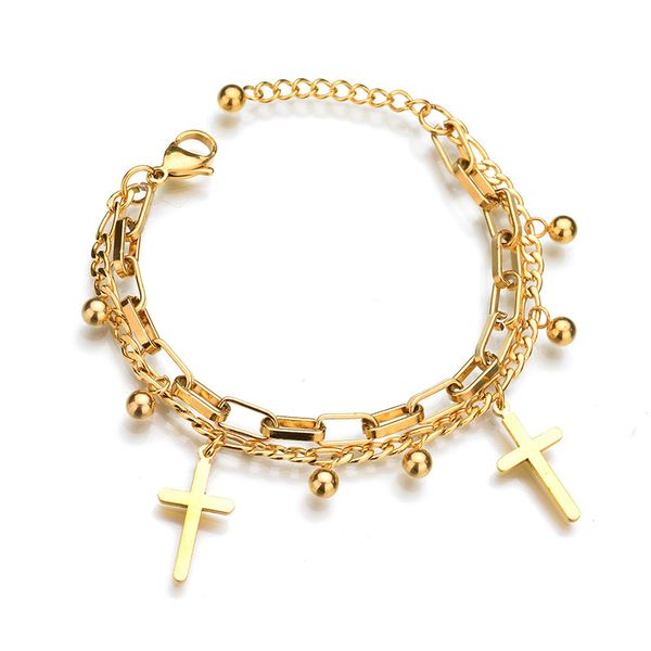 budrovky new womens titanium steel cross bracelet bracelet selling stainless steel ornament wholesaledio chan contact, Silver
budrovky new womens titanium steel cross bracelet bracelet selling stainless steel ornament wholesaledio chan contact, Silver