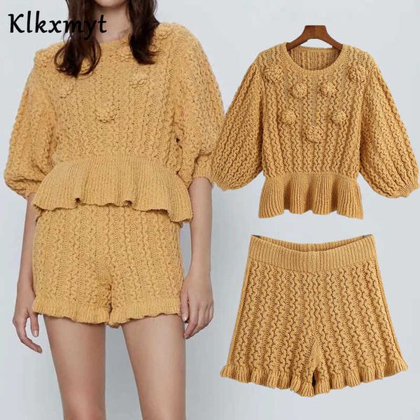 klkxmyt sets womens ins blogger vintage o-neck texture splicing knitted sweater and kintted shorts women two pieces set 210527, White
klkxmyt sets womens ins blogger vintage o-neck texture splicing knitted sweater and kintted shorts women two pieces set 210527, White