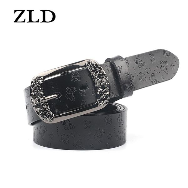 belts zld woman vintage genuine leather alloy pin buckle fashion butterfly pattern lady belt all-match casual cinturones, Black;brown
belts zld woman vintage genuine leather alloy pin buckle fashion butterfly pattern lady belt all-match casual cinturones, Black;brown