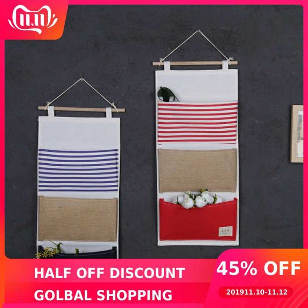storage boxes & bins linen cotton fabric bag wall door closet hanging 3 pockets stripe splice organizer for bathroom bedroom
storage boxes & bins linen cotton fabric bag wall door closet hanging 3 pockets stripe splice organizer for bathroom bedroom