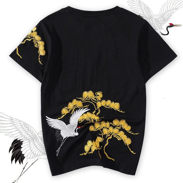 t shirt multiple designs embroidery crane dragon lion short-sleeved t-shirt men carp chinese ethnic style large size cotton tee, White;black
t shirt multiple designs embroidery crane dragon lion short-sleeved t-shirt men carp chinese ethnic style large size cotton tee, White;black