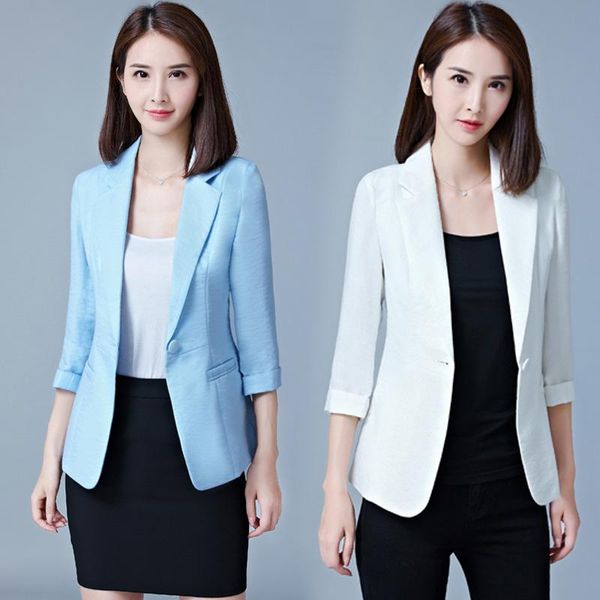 women's suits & blazers blazer feminino plus size 5xl formal autumn jacket white female office ladies korean fashion, White;black
women's suits & blazers blazer feminino plus size 5xl formal autumn jacket white female office ladies korean fashion, White;black